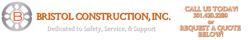 Bristol Construction, Inc.- Scaffolding, Shoring, Overhead Protection, Rolling Towers, Chutes, Demolition, Door and Window Installation and Service